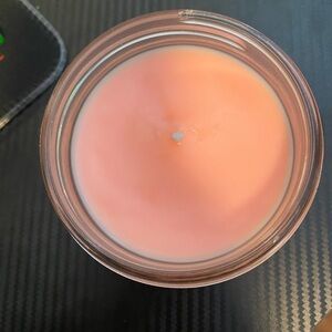 Handmade orange candle 8oz made with soywax